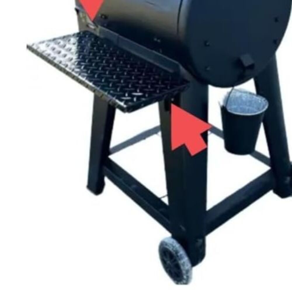 Pit Boss Lexington 500 grill shelf 8" black (SHELF ONLY)